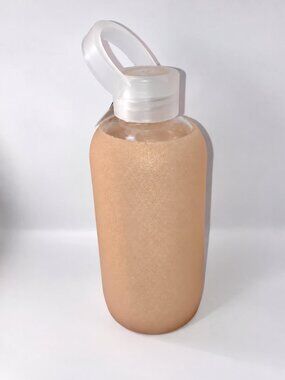 BKR Little Glass Water Bottle in Cherie (Sparkly Gold) 16oz/500ml Rare